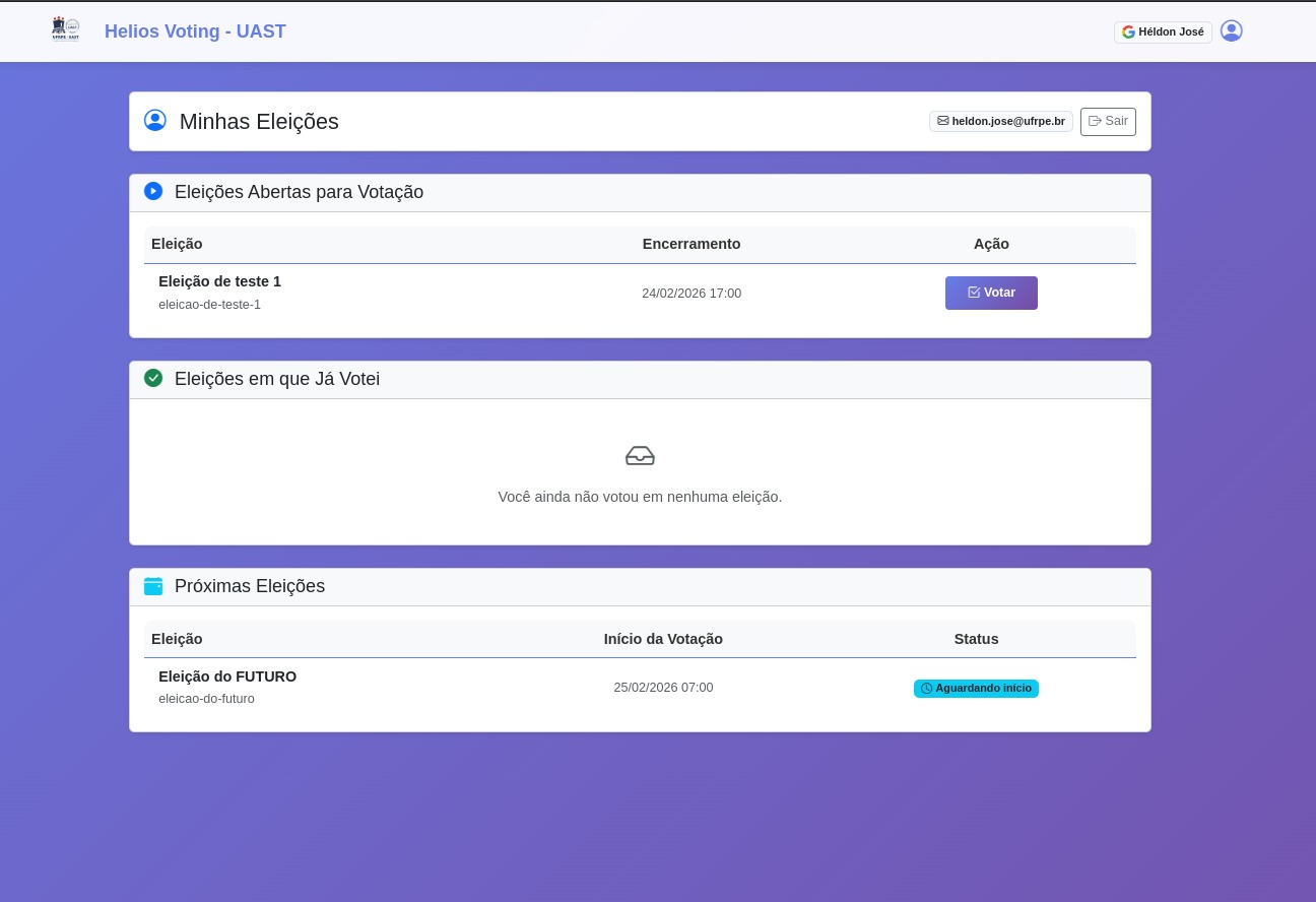 Painel Minhas Eleições